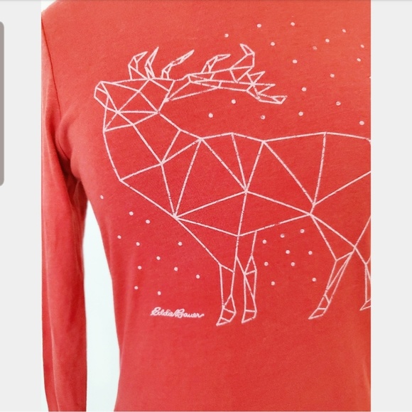 🦌NWT Womens Eddie Bauer Elk Long Sleeve Tee🦌 - Picture 2 of 4
